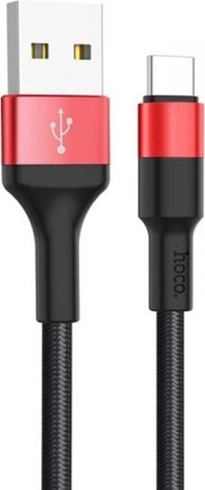 Изображение Kabel USB Hoco USB-A - USB-C Czerwony (6957531080251)