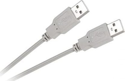 Attēls no Kabel USB Import USB-A - USB-A 1.8 m Szary (V31AC-LEC-KPO2782-1.8)