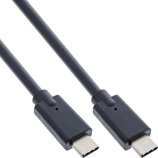 Picture of Kabel USB InLine USB-C - USB-C 0.3 m Czarny (35707A)
