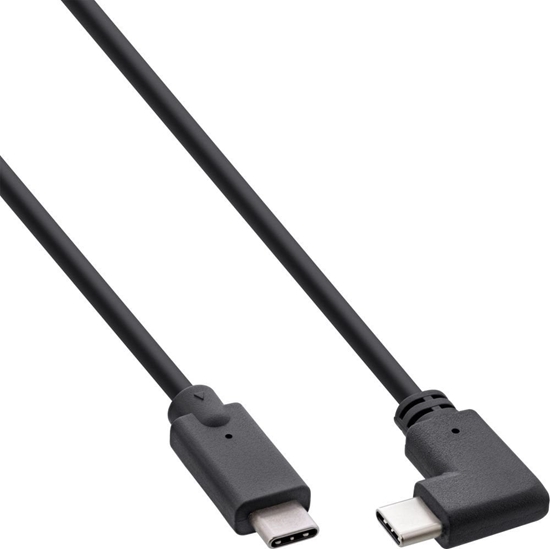 Picture of Kabel USB InLine USB-C - USB-C 0.3 m Czarny (35707W)