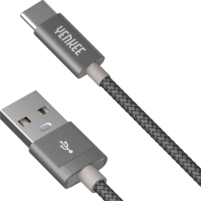 Picture of Kabel USB Yenkee USB-A - USB-C 2 m Szary (45013684)