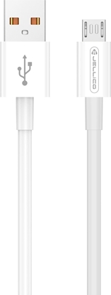 Изображение Kabel USB Jellico USB-A - microUSB 1 m Biay (6974929200848)