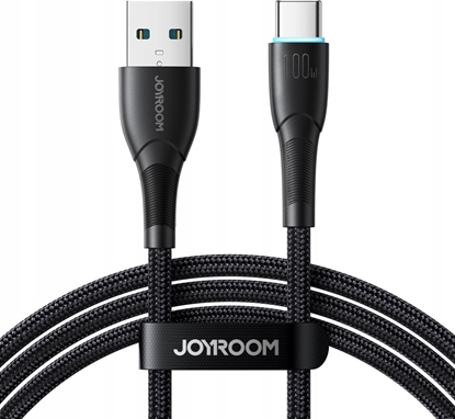 Picture of Kabel USB Joyroom USB-A - USB-C 1 m Czarny (JYR892)