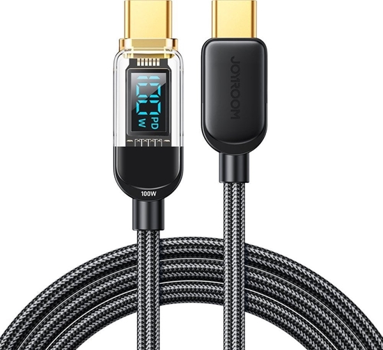 Picture of Kabel USB Joyroom USB-C - USB-C 1.2 m Czarny (JYR646)