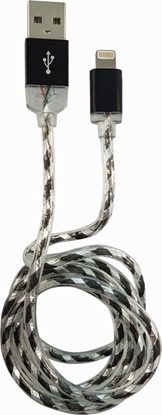 Picture of Kabel USB LC-Power USB-A - Lightning 1 m Przezroczysty (31331H)