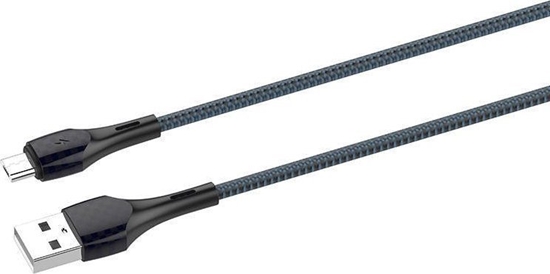 Picture of Kabel USB LDNIO USB-A - microUSB 2 m Szary (LS522 micro)