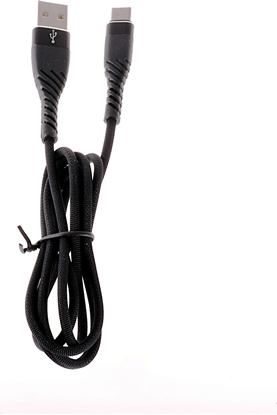 Изображение Kabel USB Libox USB-A - USB-C 1 m Czarny (LB0153)