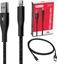 Attēls no Kabel USB Maclean USB-A - Lightning 1 m Czarny (MCE845B)