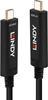 Picture of Lindy 15m Fibre Optic  Hybrid USB Type C Cable, Audio / Video Only