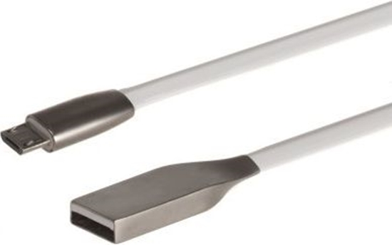 Picture of Kabel USB Maclean USB-A - microUSB 1 m Biay (MCTV-833W)