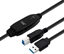 Изображение Kabel USB MicroConnect USB-A - USB-B 7 m Czarny (Active USB 3.2 Gen 1 A-B 7m)