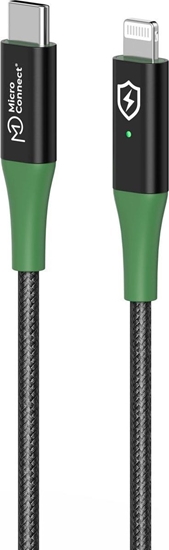 Изображение Kabel USB MicroConnect USB-C - Lightning 2 m Zielony (MC-SMART USB C-L-2)