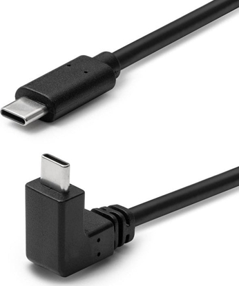Изображение Kabel USB MicroConnect USB-C - USB-C 1 m Czarny (USB3.1CC1A)