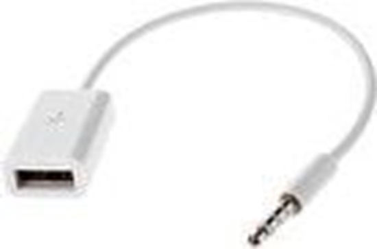 Picture of Kabel USB MicroMobile USB-A - mini Jack 3.5 mm Biay (AUDUSBF)