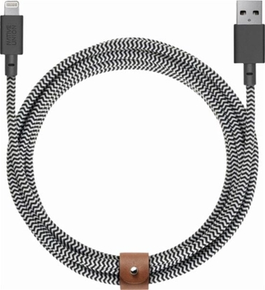 Picture of Kabel USB Native Union USB-A - Lightning 3 m Czarny Biay (BELT-KV-L-ZEB-3)