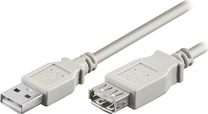 Picture of Kabel USB Neutralle USB-A - USB-A 5 m Szary (81924)