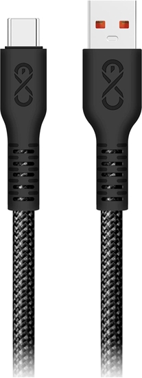 Изображение Kabel USB Orno USB-A - USB-C 0.9 m Czarny (CABEXCIMMOUAUC0.9MIX)