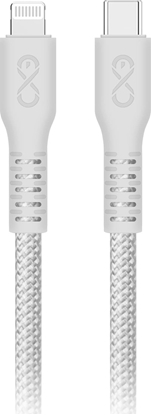 Изображение Kabel USB Orno USB-C - Lightning 2 m Szary (CABEXCIMMOUCLI2.0MIX)