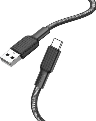 Attēls no Kabel USB Partner Tele.com USB-A - USB-C Czarny (HOCOACC21)