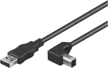 Attēls no Kabel USB PremiumCord USB-A - USB-B 0.5 m Czarny (ku2ab05-90)