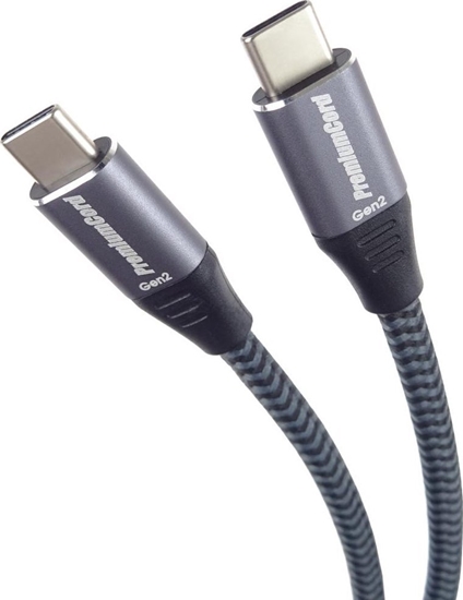Picture of Kabel USB PremiumCord USB-C - USB-C 3 m Szary (ku31cr3)