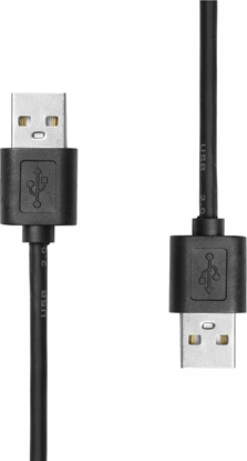Attēls no Kabel USB ProXtend USB-A - USB-A 2 m Czarny (JAB-7393827)