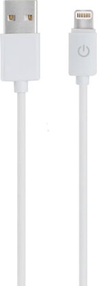 Picture of Lade/Datenkabel USB-A auf Lightning 1m weiß MFI Realpower