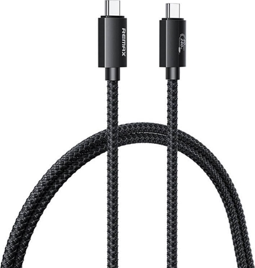 Picture of Kabel USB Remax USB-C - USB-C 1 m Czarny (RC-C039)