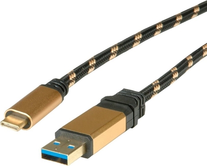 Attēls no Roline GOLD USB 3.2 Gen 1 Cable, A-C, M/M, 0.5 m