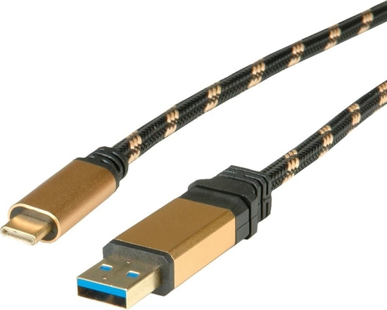 Picture of Roline GOLD USB 3.2 Gen 1 Cable, A-C, M/M, 0.5 m