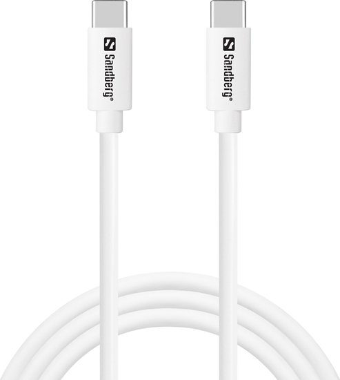 Picture of Kabel USB Sandberg USB-C - USB-C 1 m Biay (USB-C Charge Cable 1M, 65W)