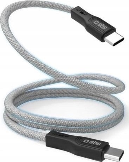 Picture of Kabel USB SBS Mobile USB-C - USB-C 1 m Szary (TECABLETCCMAG)