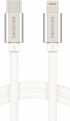 Picture of Kabel USB Sourcing USB-C - Lightning 1.2 m Srebrny (SW-QU-LIGHUSBC-1.2M-S)
