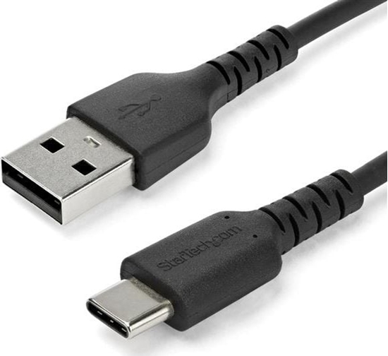 Изображение Kabel USB StarTech USB-A - USB-C 2 m Czarny (RUSB2AC2MB)