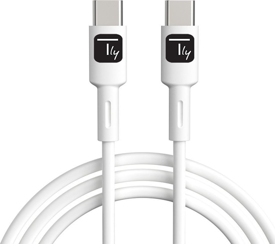 Picture of Kabel USB Techly USB-C - USB-C 1 m Biay (ICOC-MUSB20-C60W1)