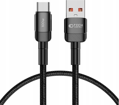 Attēls no Kabel USB Tech-Protect USB-C - USB-C 0.5 m Czarny (5906203690701)