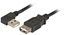 Изображение Kabel USB TecLine USB 2.0 Kabel St. A linksgewinkelt - Bu. A, schwarz, 1,0 m - 39912501