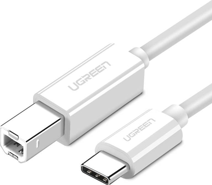 Attēls no Kabel USB Ugreen USB-B - USB-C 1.5 m Biay (UGR1145WHT)