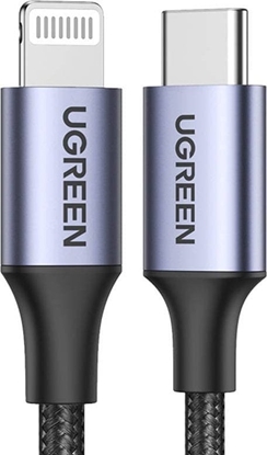 Attēls no Kabel USB Ugreen USB-C - Lightning 1.5 m Czarny (UGR1470)