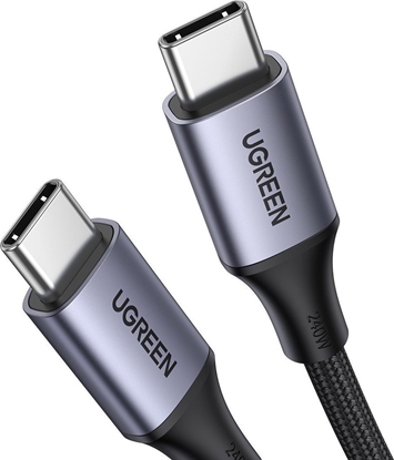 Изображение Kabel USB Ugreen USB-C - USB-C 2 m Szary (90440)