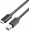 Attēls no Kabel USB Unitek USB-C - USB-B 3 m Czarny (C14140ABK03-3M)