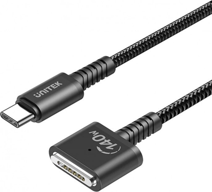 Изображение Kabel USB Unitek USB-C - MagSafe 3 1 m Czarny (C14121BK-1M)