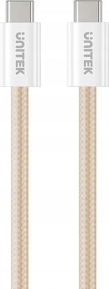 Изображение Kabel USB Unitek USB-C - USB-C 1 m Beowy (C14141ACL01-1M)