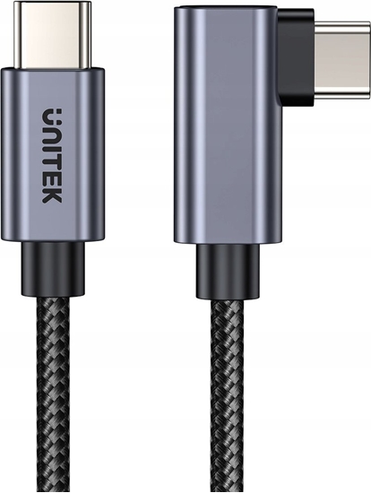 Изображение Kabel USB Unitek USB-C - USB-C 5 m Srebrny (C14123BK-5M)