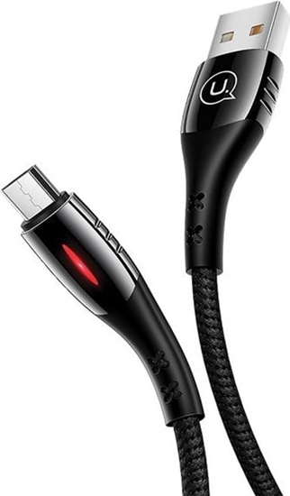 Изображение Kabel USB Usams USB-A - microUSB 1.2 m Czarny (63821-uniw)