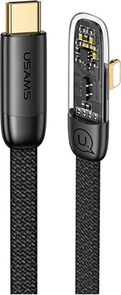 Изображение Kabel USB Usams USB-C - USB-C 1.2 m Czarny (USA891)