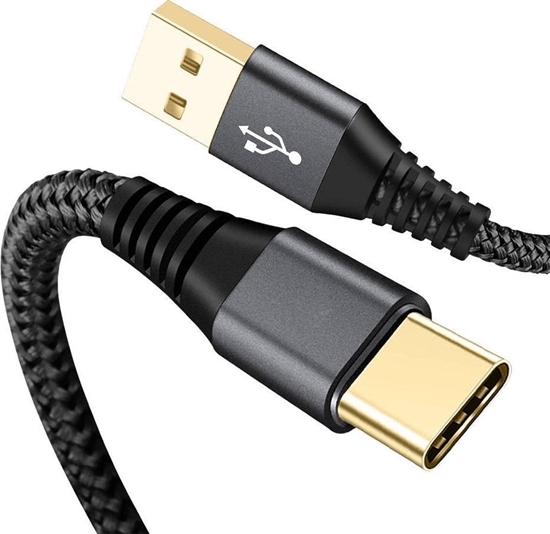 Изображение Kabel USB USB-A - USB-C 2 m Szary (5901924969815)