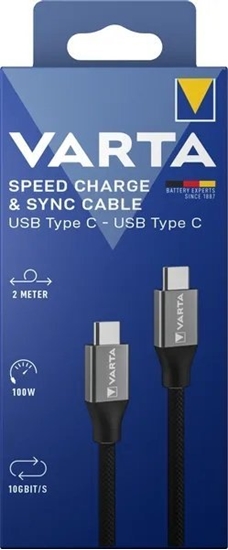 Picture of Varta Ladekabel Speed Charge & Sync USB-C auf USB-C 2 Meter