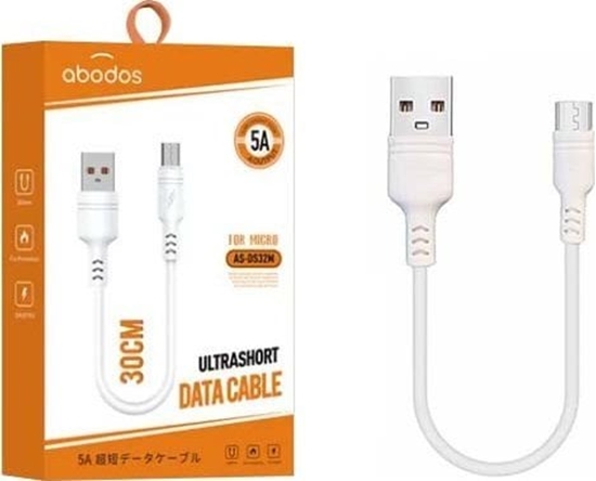 Изображение Kabel USB Vega USB-A - microUSB 0.3 m Biay (32026)