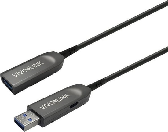 Изображение Kabel USB VivoLink USB-A - USB-A 40 m Czarny (PROUSB3AAF40)